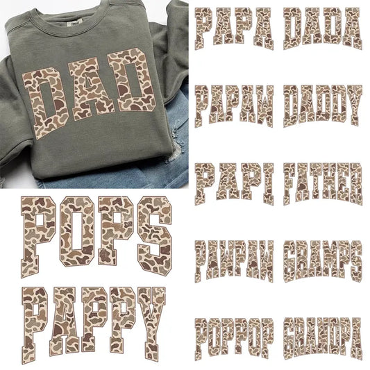 CAMO DAD TSHIRT