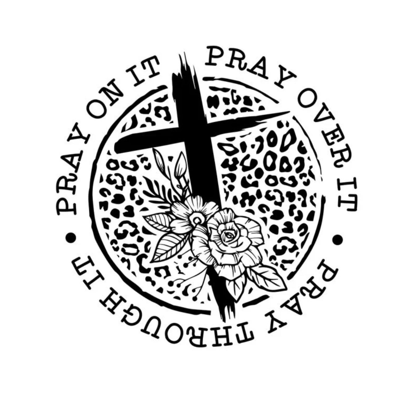 Pray Cheetah Decal